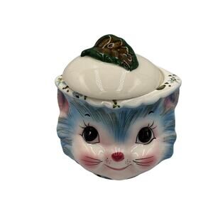 Lefton Vintage 1950's Miss Priss Collection Sugar Bowl without the original lid